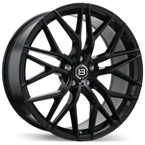 Braelin – BR10 – Black – 21″x10″ 25mm – All weather Wheels – BR10-2100-31BN+25C634